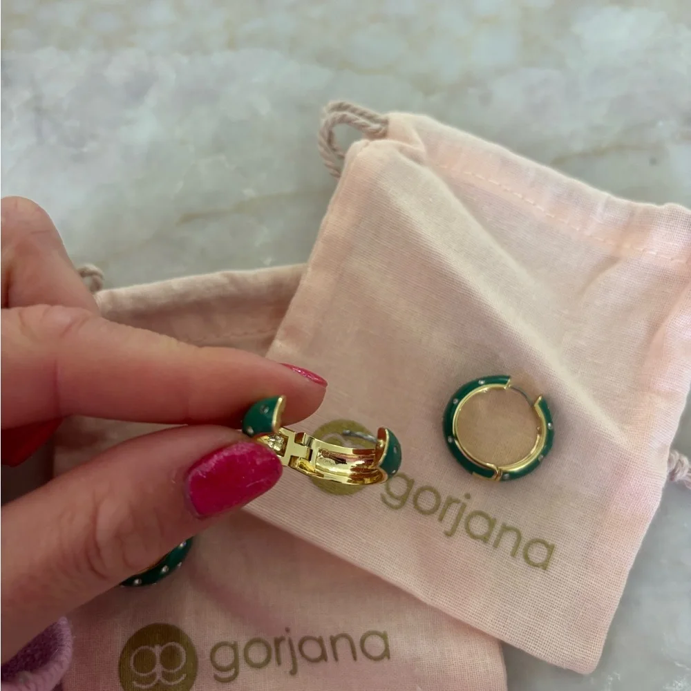 Gorjana earring and ring set - Picture 2 of 3